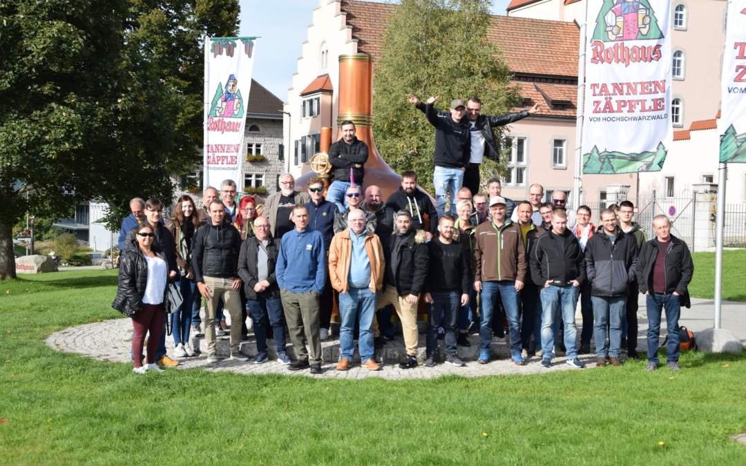 Betriebsausflug zur Staatsbrauerei Rothaus