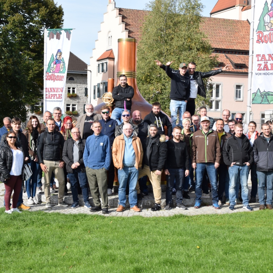 Betriebsausflug zur Staatsbrauerei Rothaus